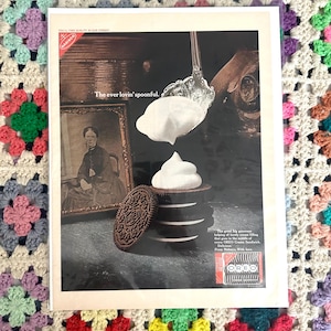 1968 Oreo Magazine Print Advertisement | original LIFE magazine ad, 11x14”