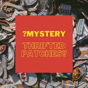 Mystery Thrifted Patches | Badge | Nametag | Grab Bag | Vintage | Bundle | Variety | Random | Military | 80s | 90s | 00s