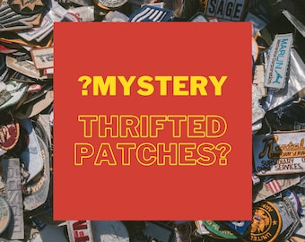 Mystery Thrifted Patches | Badge | Nametag | Grab Bag | Vintage | Bundle | Variety | Random | Military | 80s | 90s | 00s