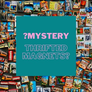 Mystery Magnets | Bundle | Vintage | Grab Bag | Surprise | Random | Variety | Destination | Travel | Thrift | 80s | 90s | 00s
