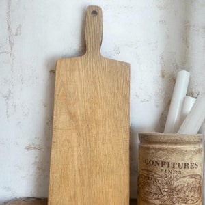 Vintage French Wooden Cutting Board: Petite Kitchen Decor