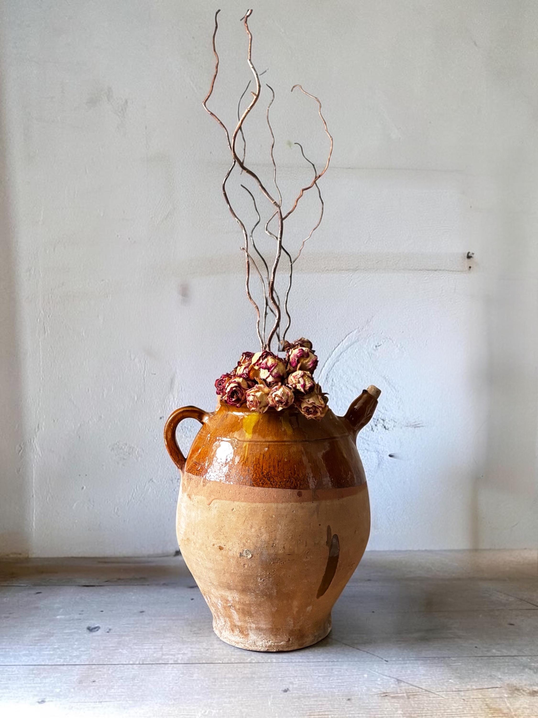 Antique French Terracotta Pot - Etsy