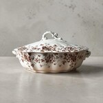 Brown Transferware Platters
