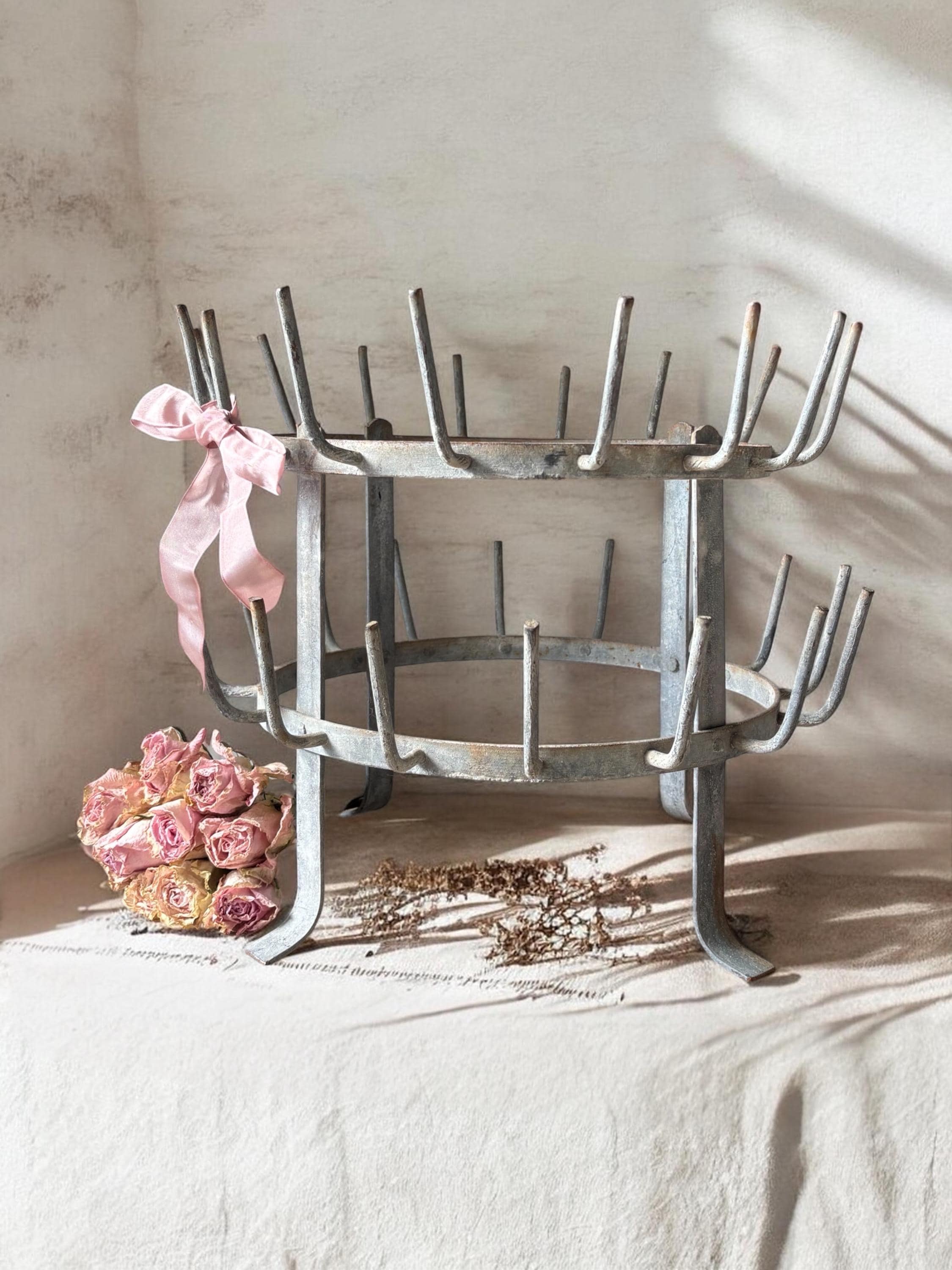 Vintage Bottle Dryer Rack - Etsy