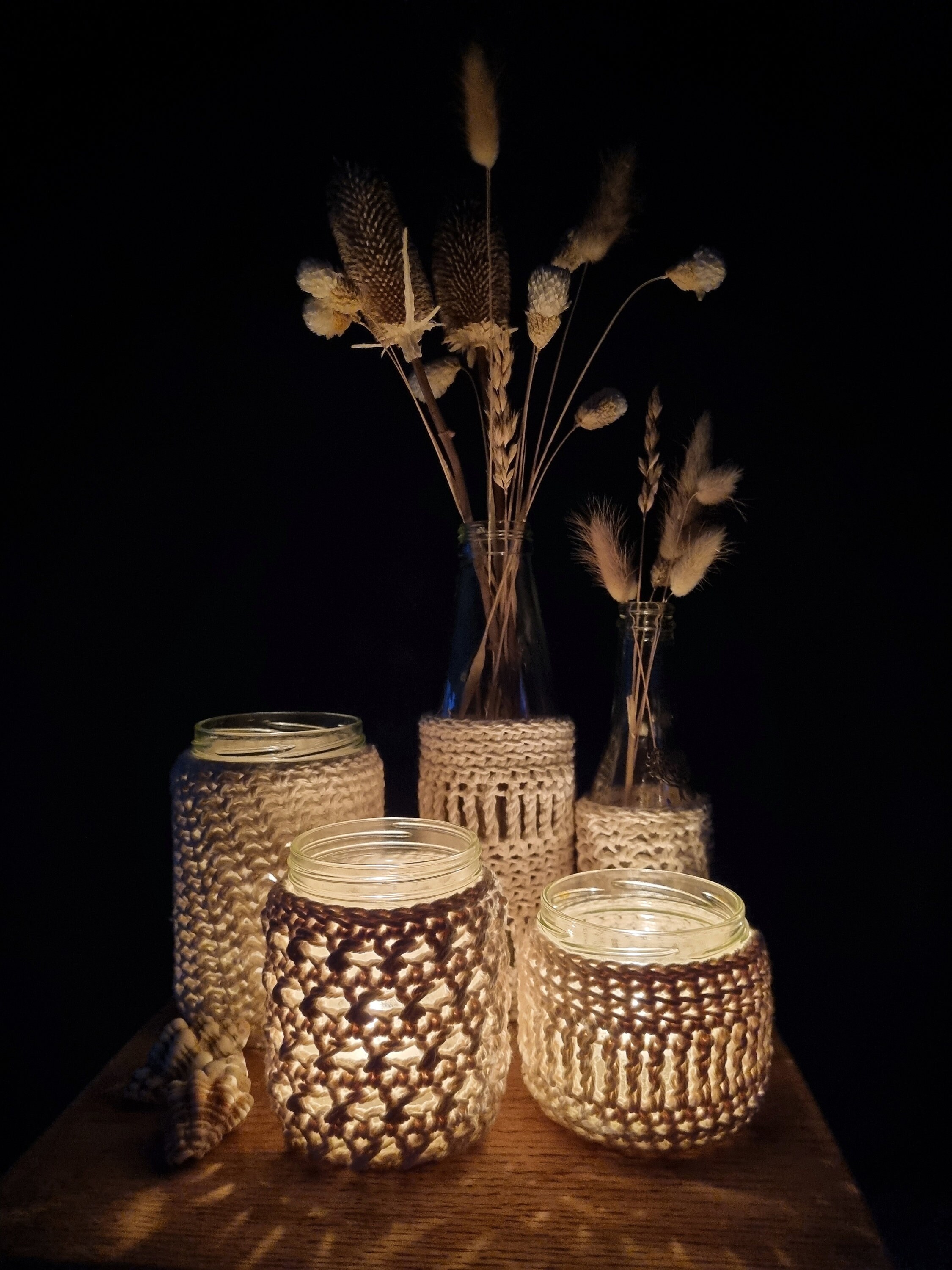 Digital Crochet Pattern Jar Covers 'cologne' - Etsy