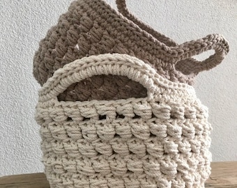Digital crochet pattern Basket ‘Manhattan’
