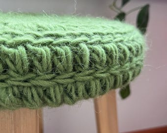 Digital crochet pattern Stool Cover 'Husavík'