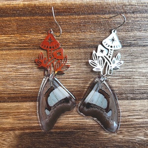 Butterfly Earrings | Resin Earrings | Ethical Earrings | Butterfly Wings | Boho Earrings | Assorted Butterfly Wings
