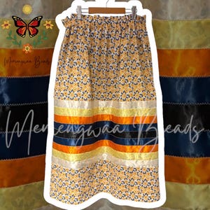 Indigenous Floral Ribbon Skirt