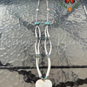 Collares indígenas de dentalium