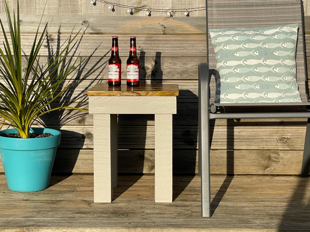 Outdoor Garden Patio Side Coffee Table - Etsy