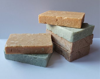 Homemade Soap Bar I Rebatch Soap I Vegan Cold Process Soap for Body and Hands