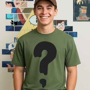 Ramirez Question Mark Shirt For Boy, Gravity Falls Soos Mystery Shack Staff Question Mark tshirt, Mabel Friends Sweater Halloween Costume