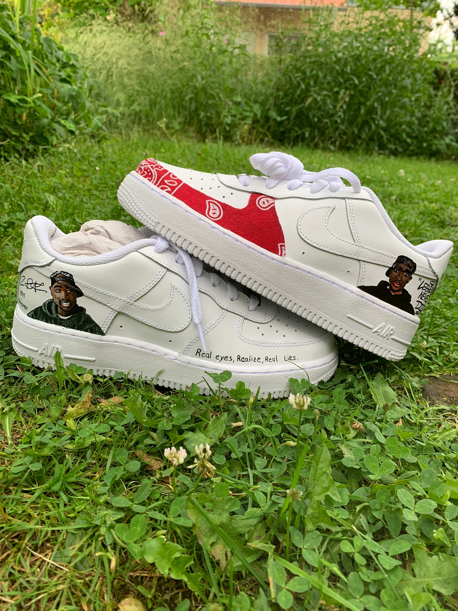 Custom Air Force 1 Tupac | Etsy