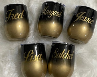 Saints Wine Glass (No Glitter)