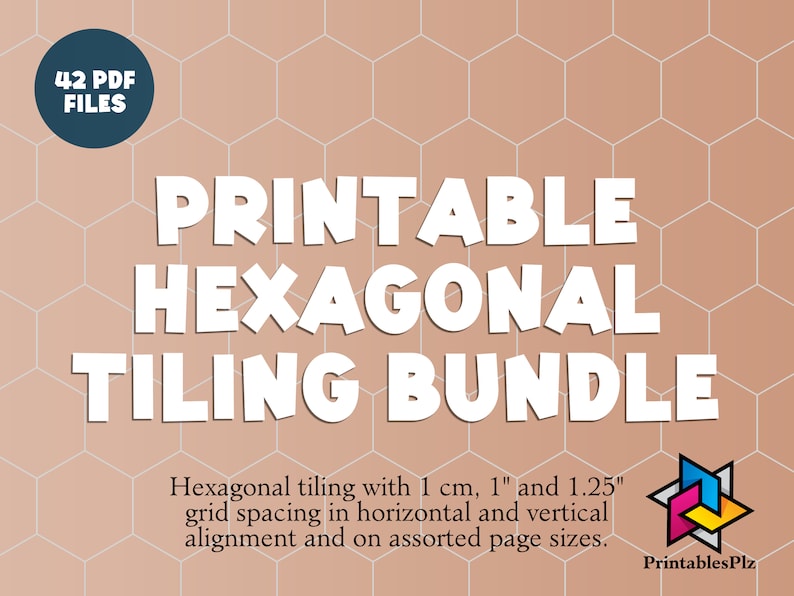 Hexagonal Tiling Printables Bundle - Etsy