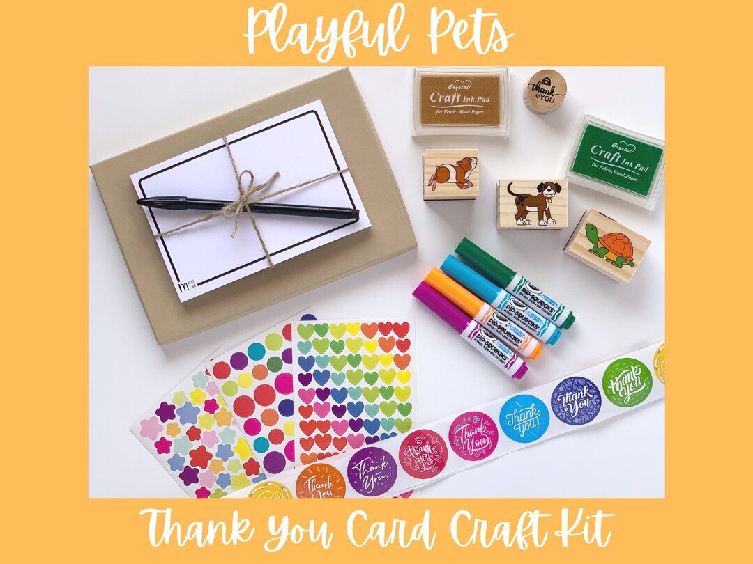 Toddler Thank You Notes Kids Birthday Thank You Cards - Etsy