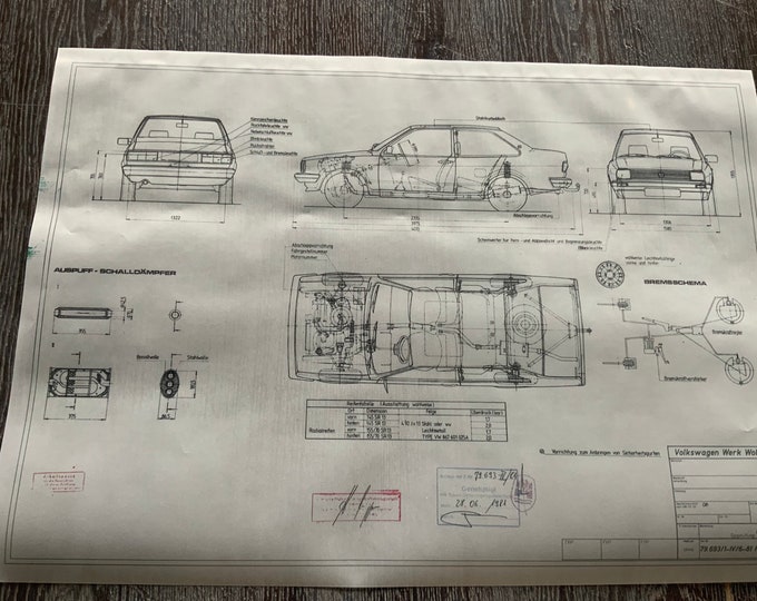 Derby Type 873C 1981 construction drawing ARTwork