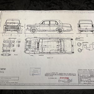 Austin A60 Cambridge - Etsy