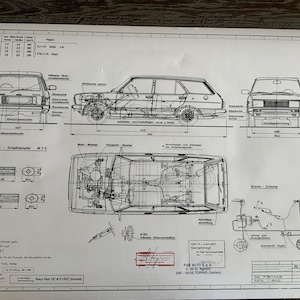 polistil voiture 1/43 - FIAT 131 , avec boite d'origine-RJ.13