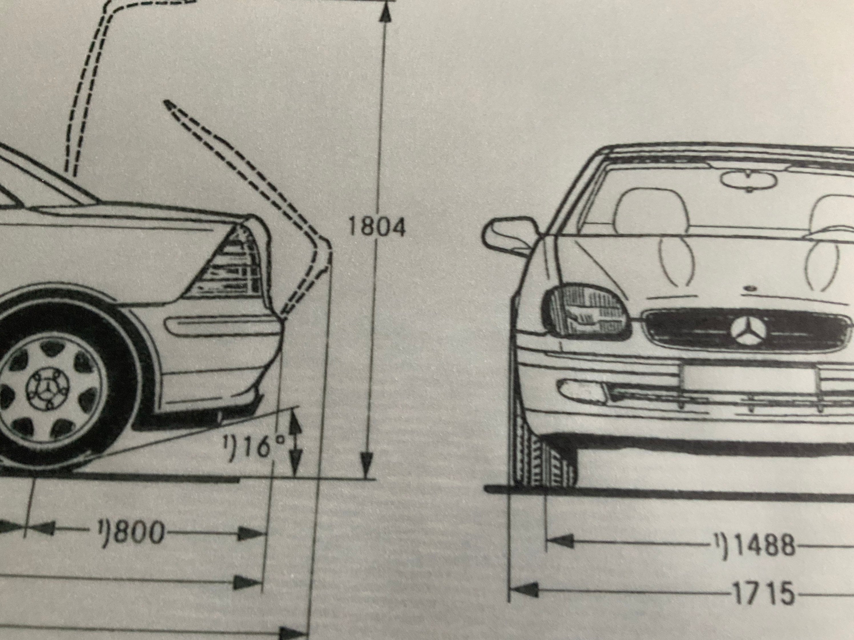 Mercedes SLK R170 SLK200 / SLK230 Compressor Design Drawing ART Work 