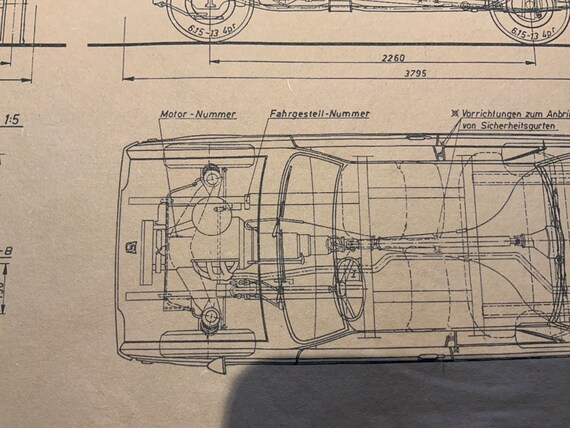 Mazda 1300 Sedan 1972 Construction Drawing ART Work Blueprint - Etsy