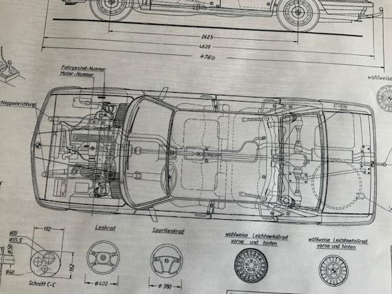 BMW E28 520i Modification Front 1984 Design Drawing Artwork - Etsy