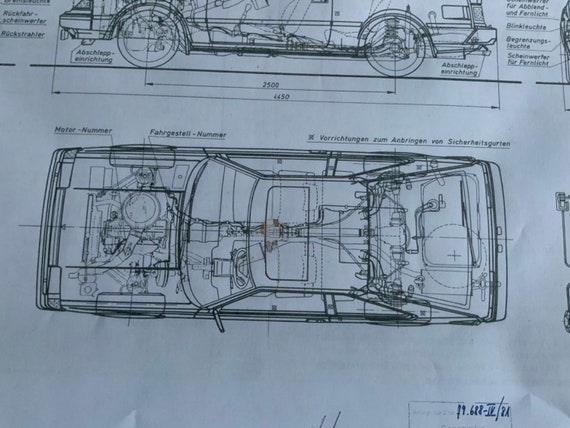 トヨタ セリカ リフトバック RA61 1980 建築図面 アートワーク 設計図