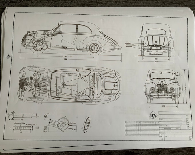IFA F9 construction drawing ART work blueprint
