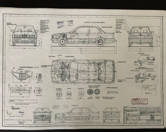 アメリカンラフランス社　自動車部品設計図　手書き　アンティーク　美術　芸術 il_340x270.4835792911_mw5k.jpg