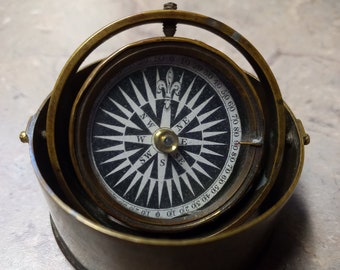 Vintage Gimbal Compass