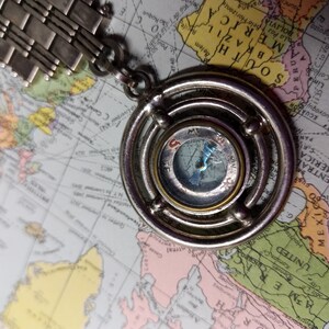 Vintage Compass with Stainless Fob and Strap bild 5