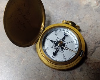 Vintage Taylor Gydawl Hunter Case Compass