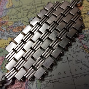 Vintage Compass with Stainless Fob and Strap bild 3