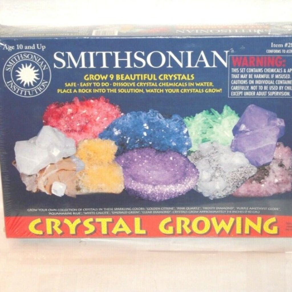 Crystal Growing Kit Grow 9 Crystals #2890 Smithsonian Institute for sale online 