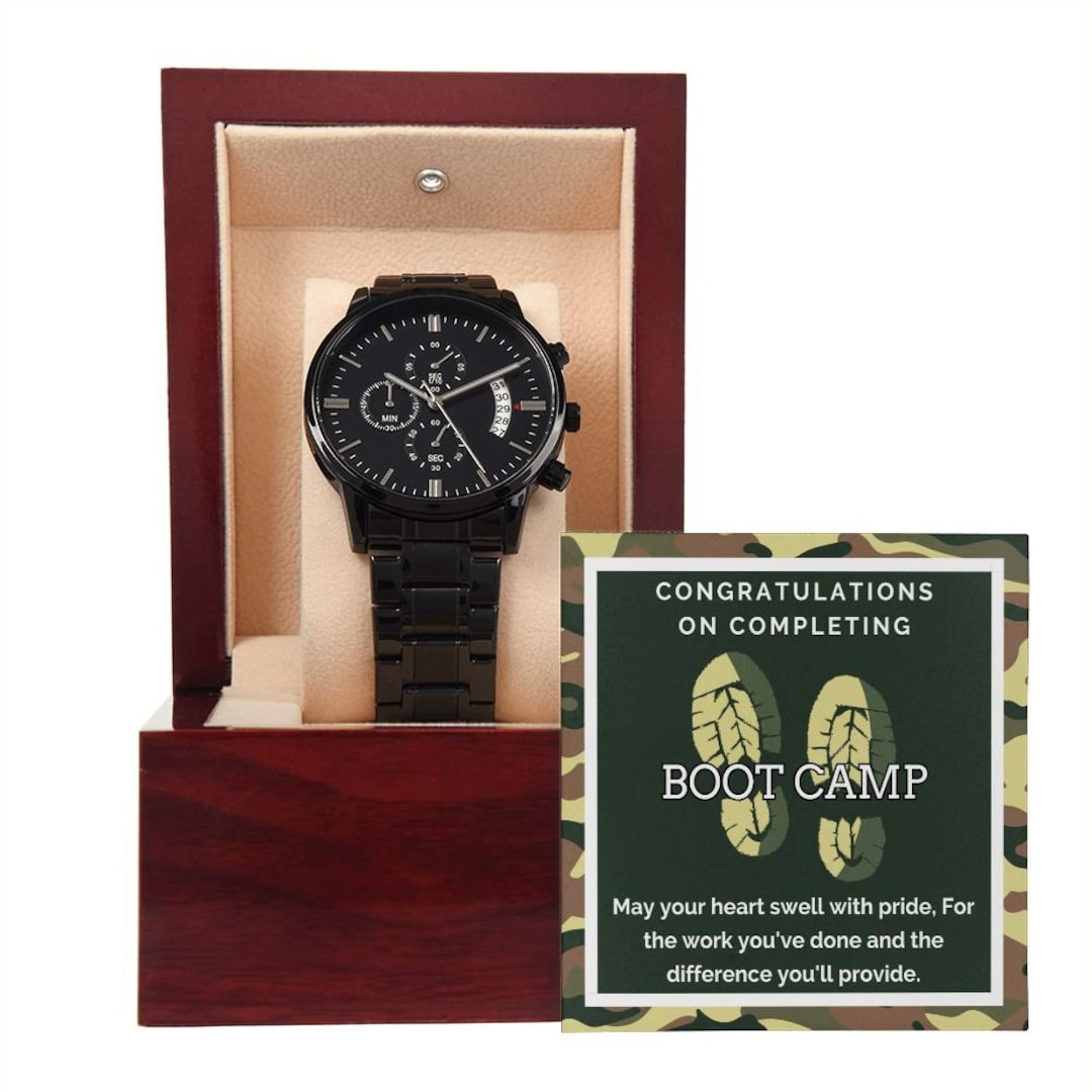 US Marine Boot Camp Graduation Gift for Him, Military Soldier BCT