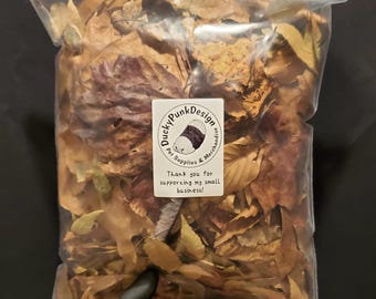 Bioactive Botanicals Hardwood Broad Leaf Litter and Substrate Topper Mixes Natural Raw Forest Floor Invert Materials and Supplies (1 Gallon)