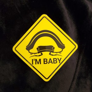 Isopod Sticker - Baby On Board! I&#39;m Baby Isopod Waterproof Decal