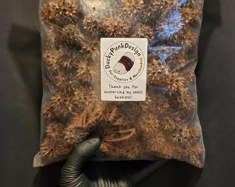 Bioactive Botanicals Sweetgum Tree Balls/Spike Balls/Gum Balls/Sticker Burrs Substrate Topper and Invertebrate Shelter or Food (20-25 Balls)