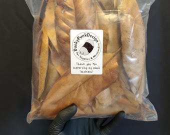 Bioactive Botanicals Magnolia Leaf Litter Great Nutritional Food Source, Hides, Tannins for Aquariums, Slow Breakdown (25-30 Leaves per bag)