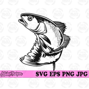 Red Drum Fish svg, Fish Life Shirt png, Angler Dad Gift Idea, Sea Angling Stencil, Outdoor Camping Fish Clipart, Fisherman Jpeg Cut File DXF