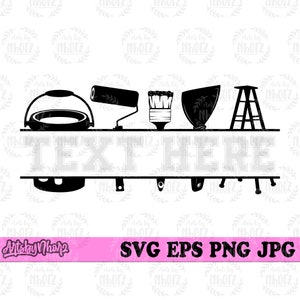 Painter Tools svg, Painter svg, Painter Shirt svg, Paint Tools Clipart, Paint Tools Cufile, Painting Tools Stencil, Painter png, Paint svg