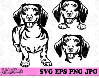 Dachshund svg, Dachshund Bundle svg, Peeking Dog svg, Peeking Dachshund svg, Dachshund Clipart, Dachshund Cutfile, Dachshund png, Dog svg