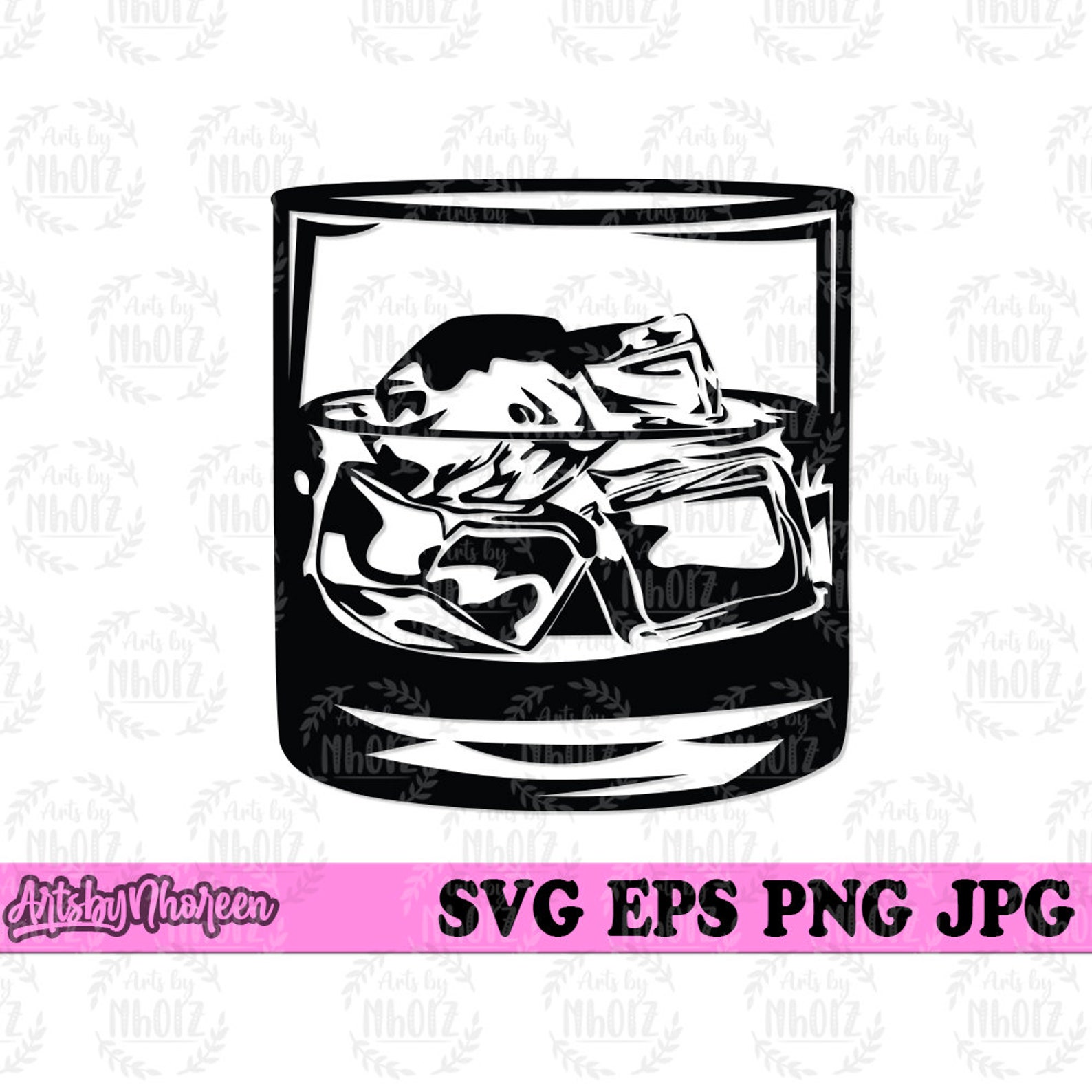 Glass of Whisky Svg Glass of Whisky Clipart Whisky Png | Etsy