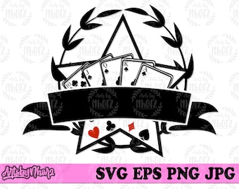 Playing Cards svg, Gambler Shirt svg, Lucky 9 svg, Cards Clipart, Poker svg, Poker Shirt svg, Gambling svg, Casino Shirt svg, Cards Clipart