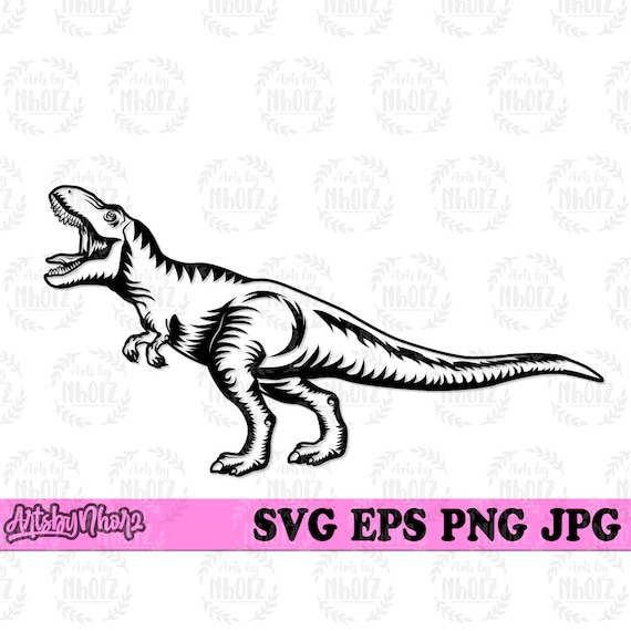 Trex Svg Trex Clipart Trex Stencil Trex Cutfile Trex Png | Etsy Canada