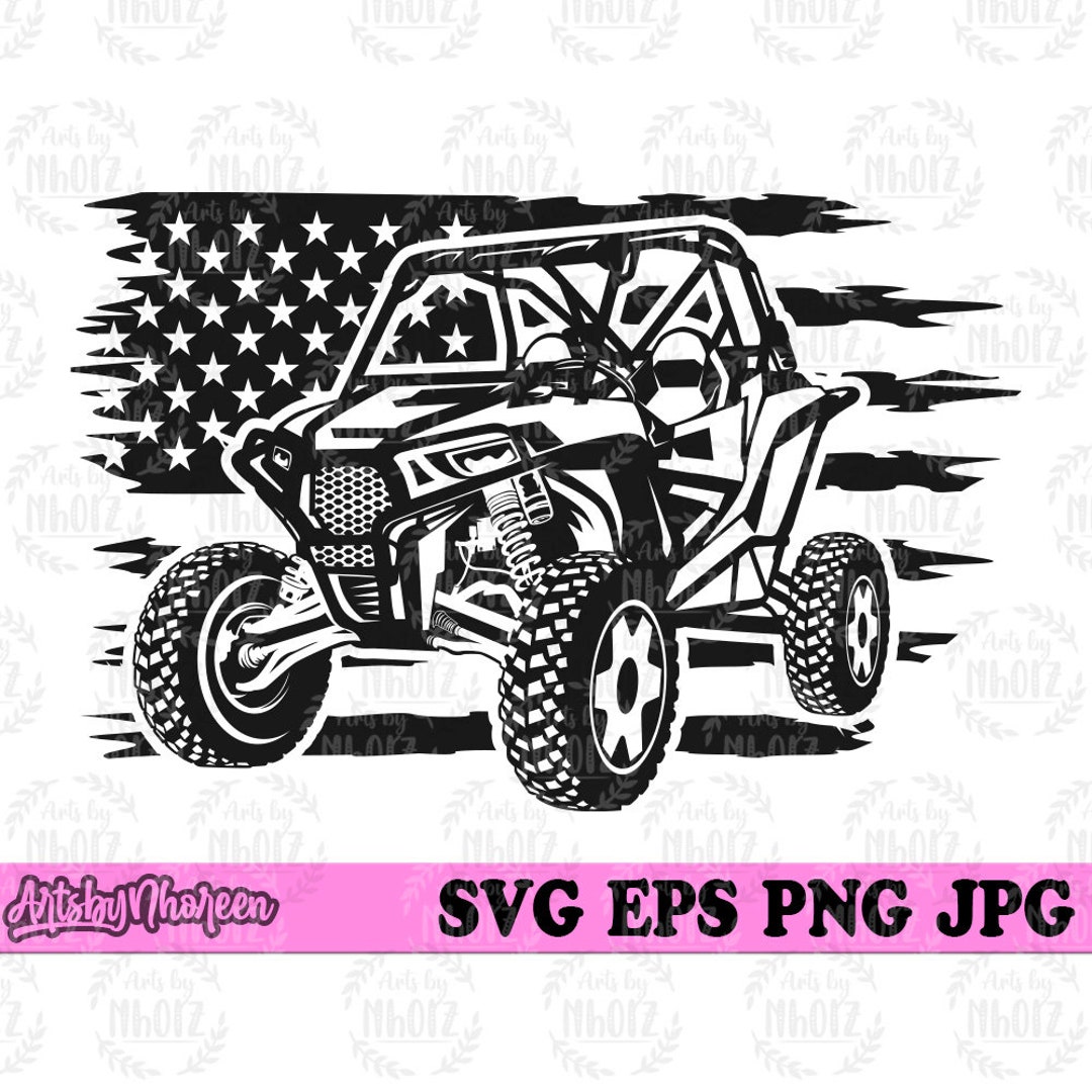 US ATV Svg, RZR Atv Cut File, Mud Ride Clipart, Atv Rider Cut File, Atv ...