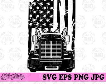 US Semi Truck svg, US Trucker Dad svg, US Semi Truck Jpeg svg, Semi Truck Clipart, Semi Truck Cutfile, Semi Truck Shirt svg,Truck Driver svg