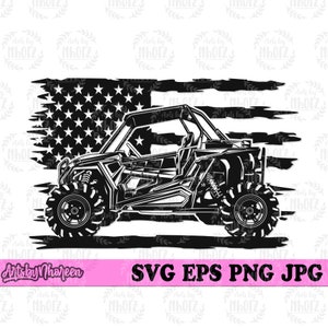 US ATV RZR svg | Mud Ride Clipart | Off Road Stencil | Extreme Sports Cut File | Atv Rider Dad Gift Idea | Racer Shirt png | Rzr Repair Shop