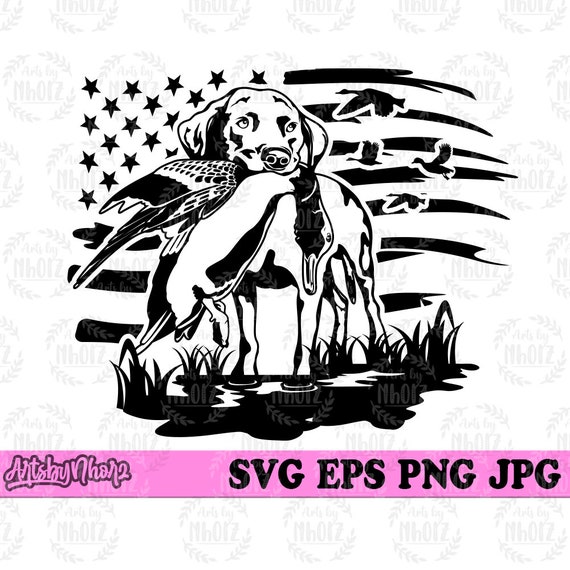US Dog Duck Hunting Svg US Dog Svg US Hunting Logo Svg Dog Etsy